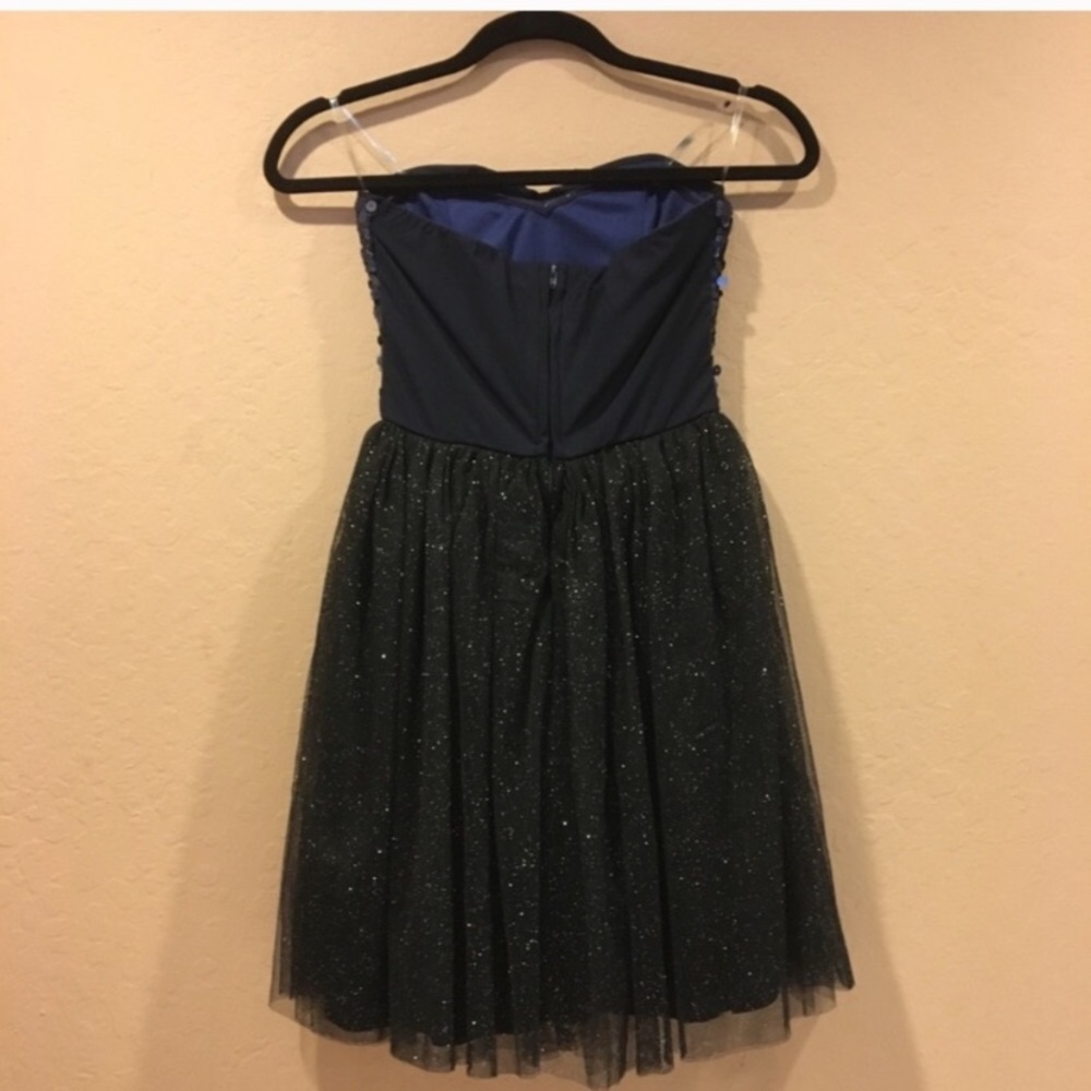 Party Sequins & Sparkle Strapless Tulle Dress - Picture 7 of 7